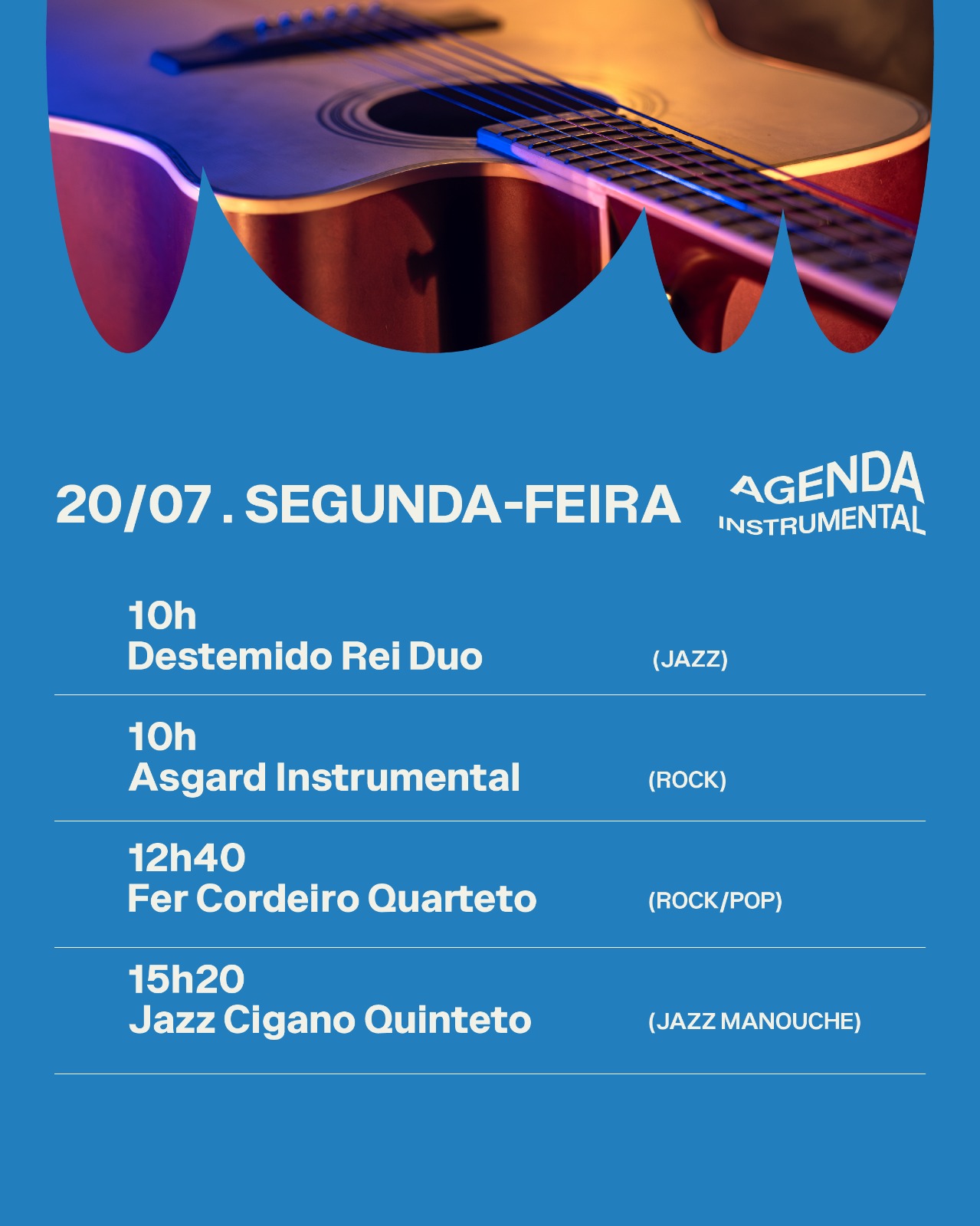 Agenda Rua da Música 20.07 - 2