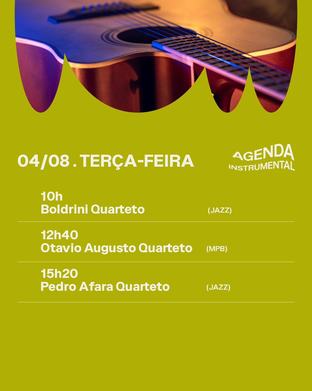 Agenda Rua da Música - Semana de 04.ago - 2