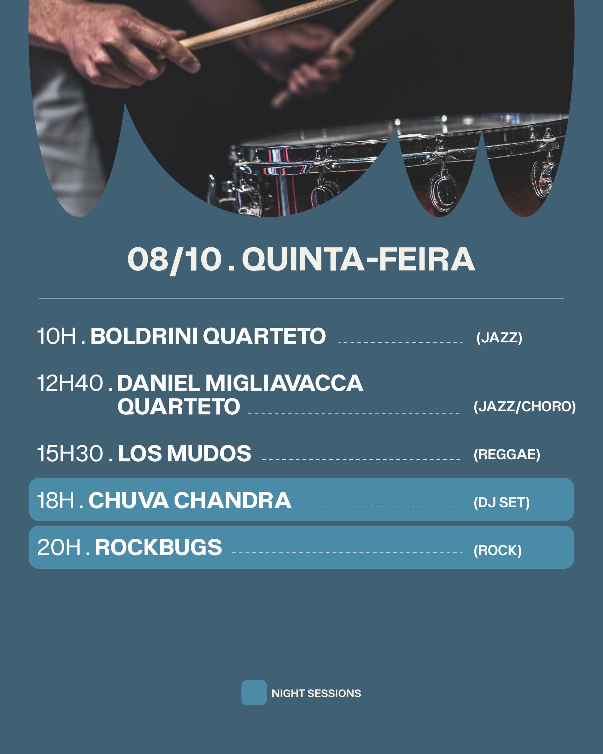 AGENDA RDM OUTUBRO 6 A 12